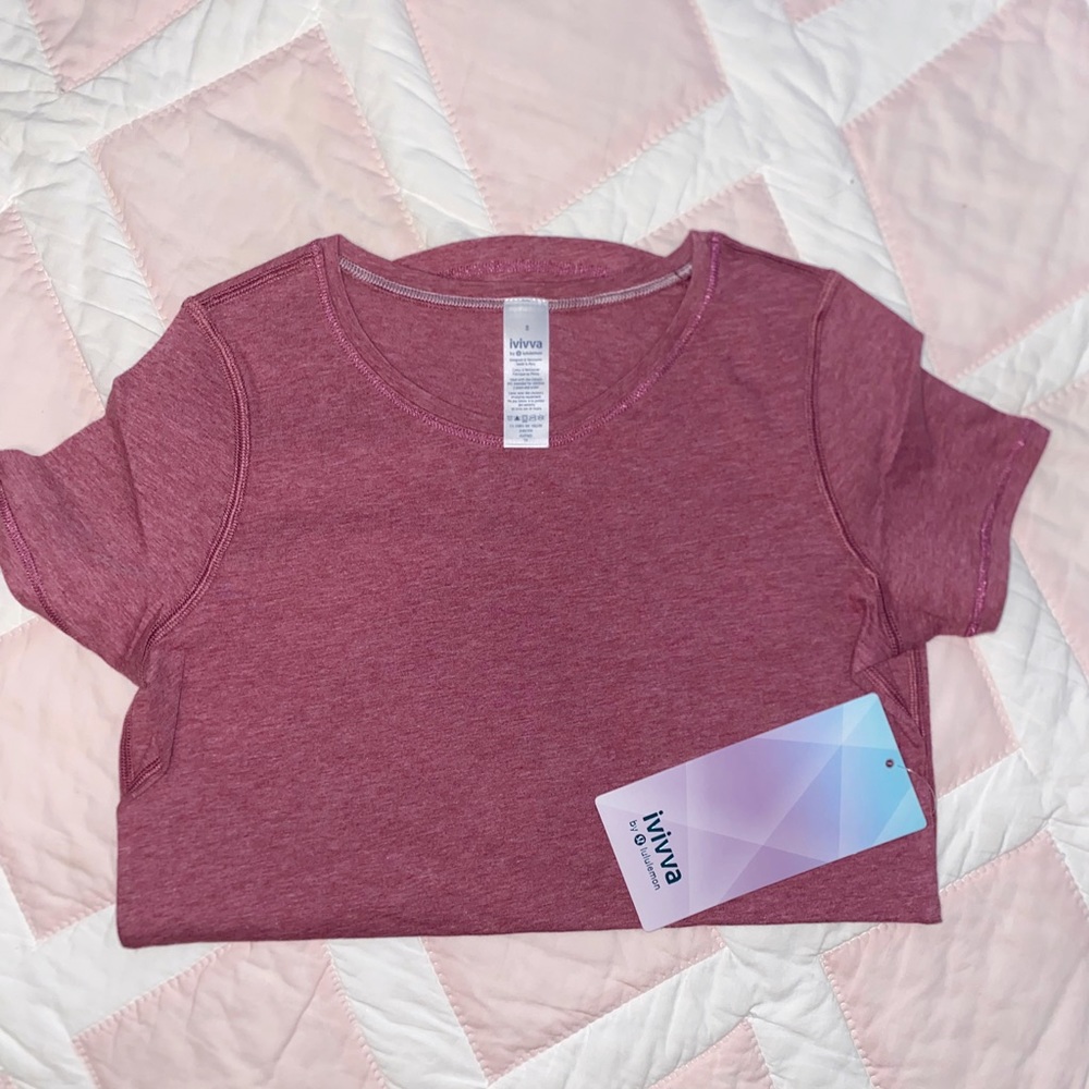 Ivivva by Lululemon Girls Rise Shine SS Tee